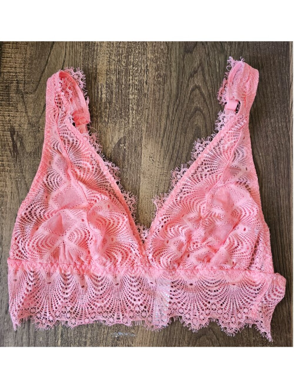 NWOT Cosabella Allure Plunge Wireless Bralette, S, Rossa